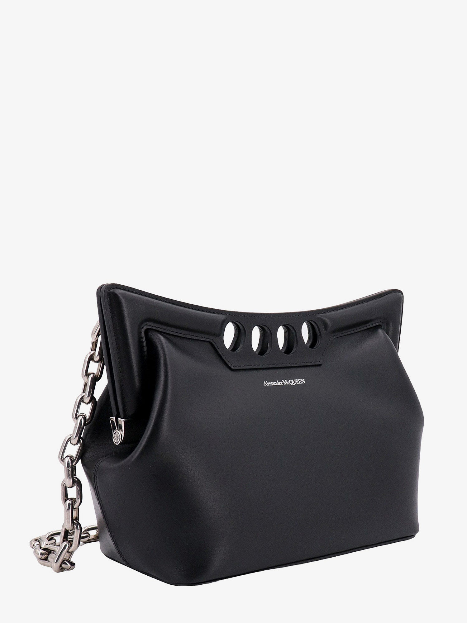 Alexander Mcqueen Woman Alexander Mcqueen Woman Black Shoulder Bags