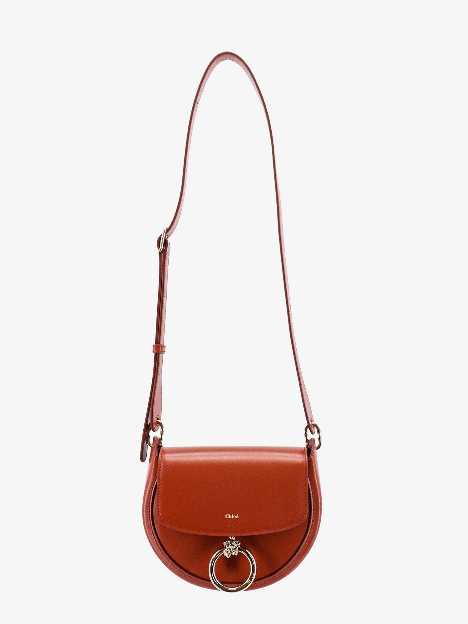 Chloe' Woman Chloe' Woman Brown Shoulder Bags