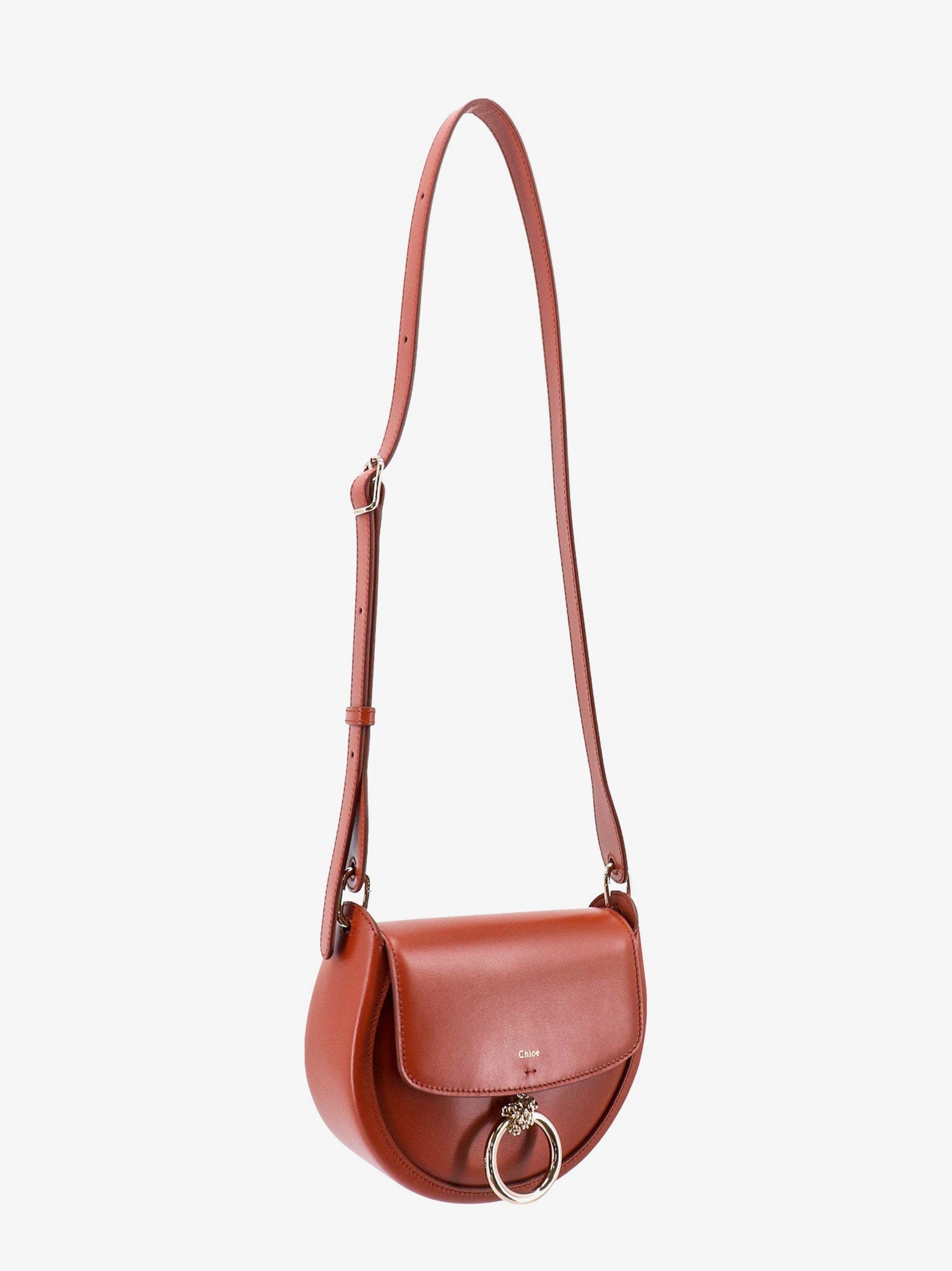Chloe' Woman Chloe' Woman Brown Shoulder Bags