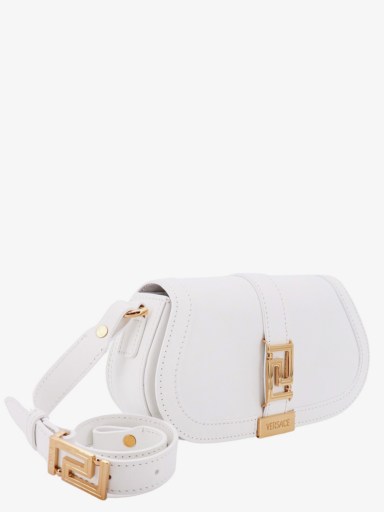 Versace Woman Versace Woman White Shoulder Bags