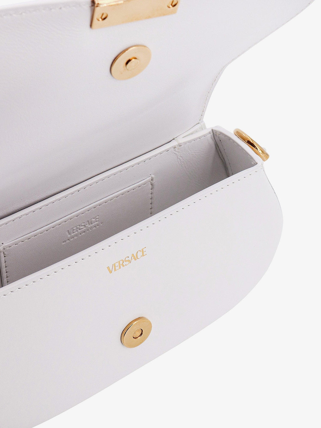 Versace Woman Versace Woman White Shoulder Bags