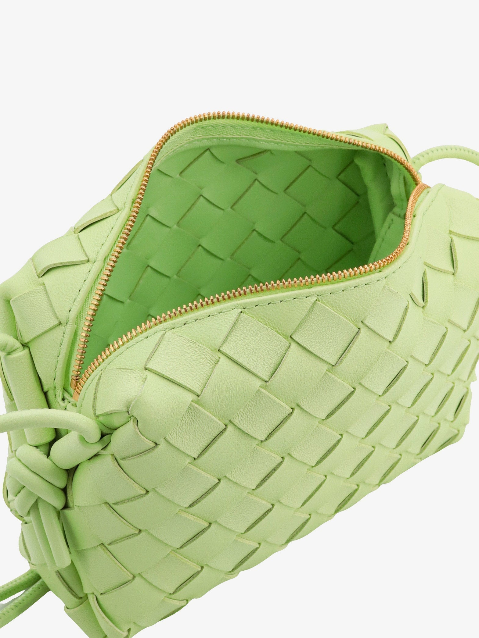 Bottega Veneta Woman Bottega Veneta Woman Green Shoulder Bags