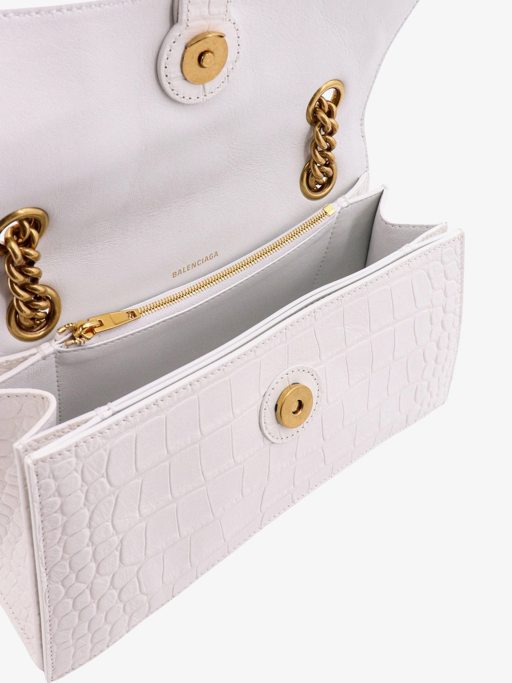 Balenciaga Woman Balenciaga Woman White Shoulder Bags