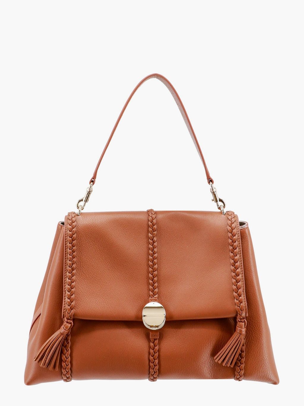 Chloe' Woman Chloe' Woman Brown Shoulder Bags