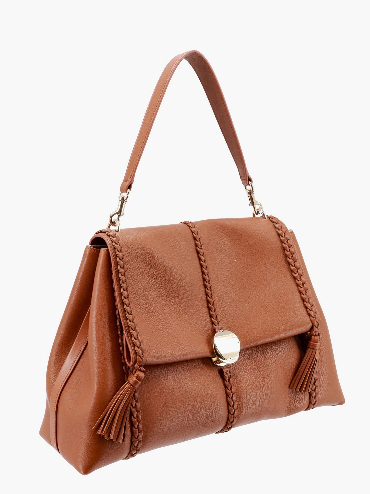 Chloe' Woman Chloe' Woman Brown Shoulder Bags