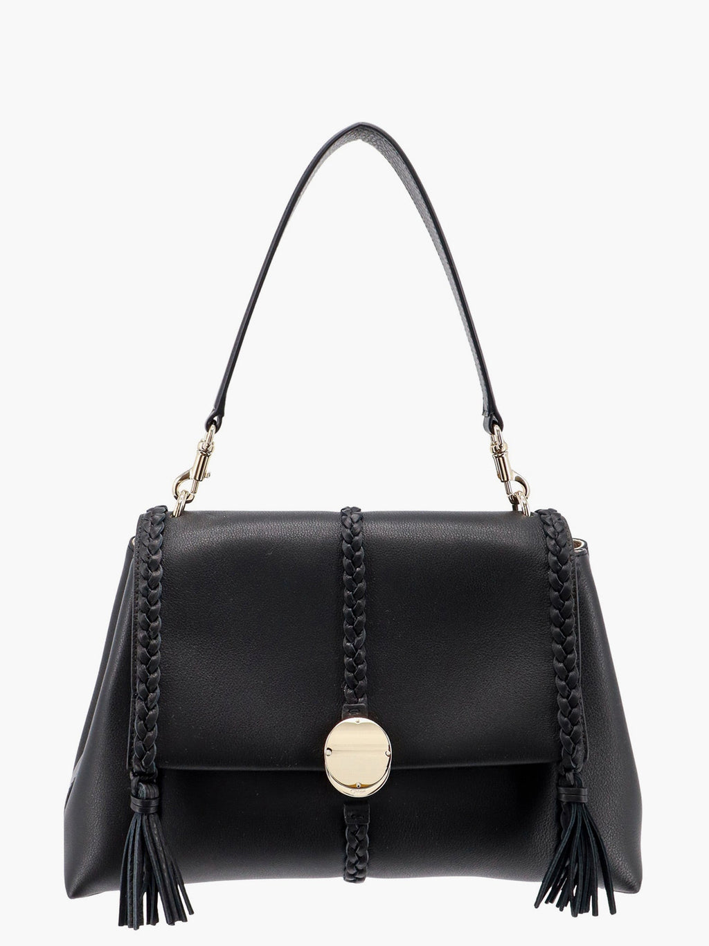 Chloe' Woman Chloe' Woman Black Shoulder Bags