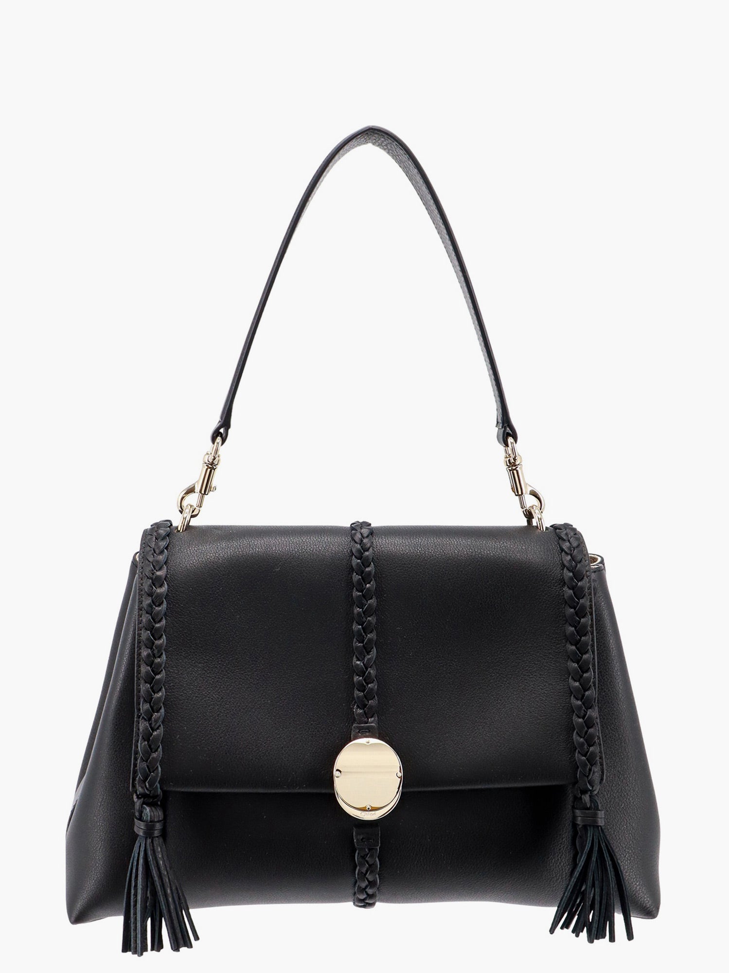 Chloe' Woman Chloe' Woman Black Shoulder Bags