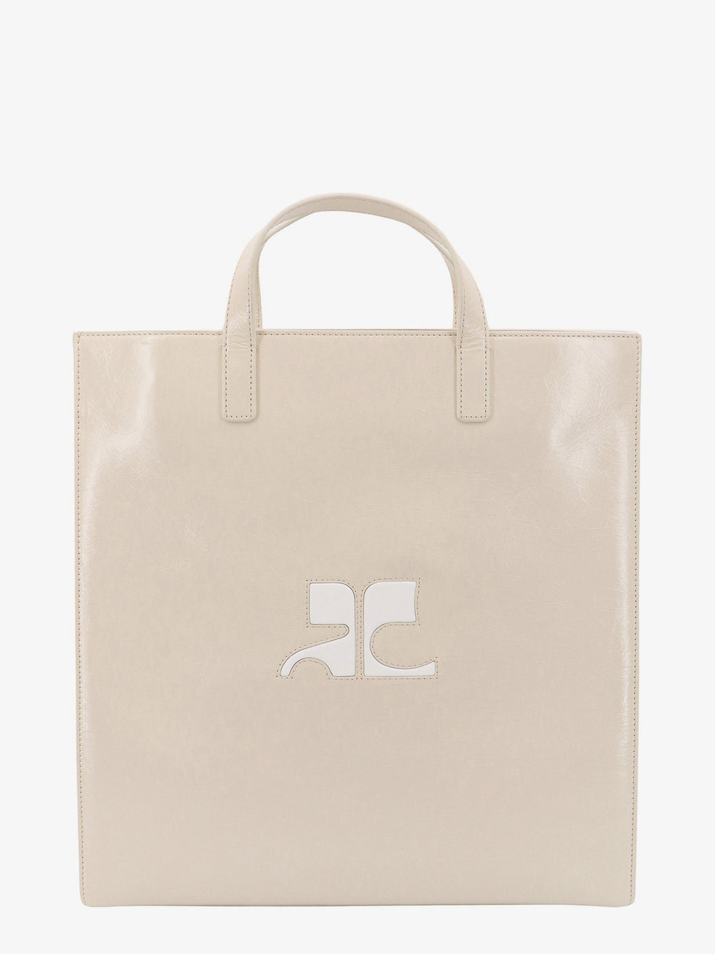 Courreges Woman Courreges Woman Beige Handbags