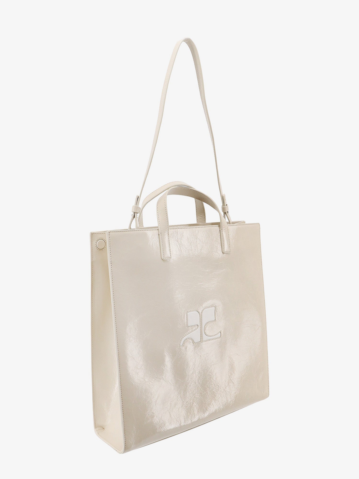 Courreges Woman Courreges Woman Beige Handbags