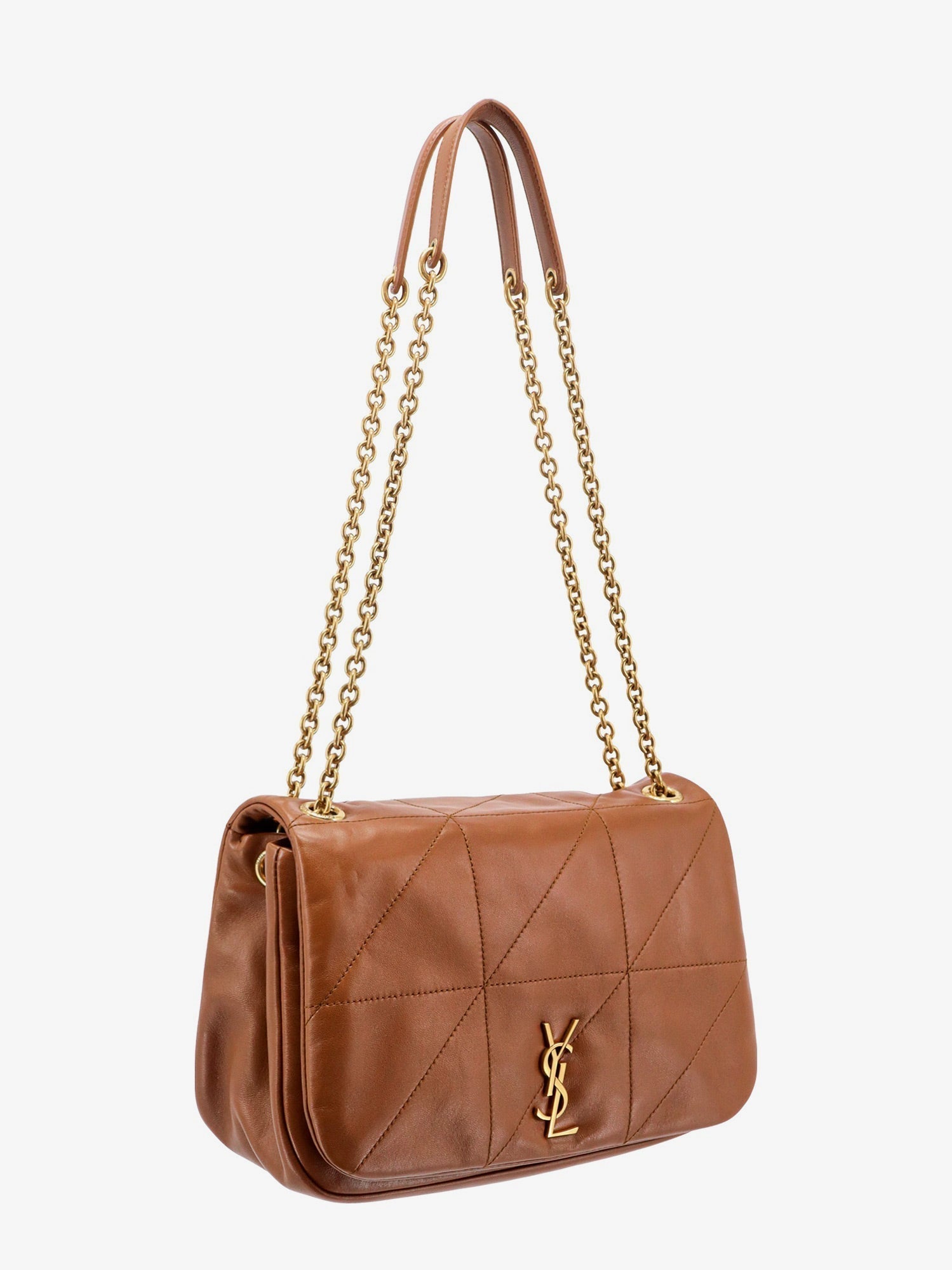 Saint Laurent Woman Saint Laurent Woman Brown Shoulder Bags