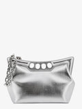 Alexander Mcqueen Woman Alexander Mcqueen Woman Silver Shoulder Bags