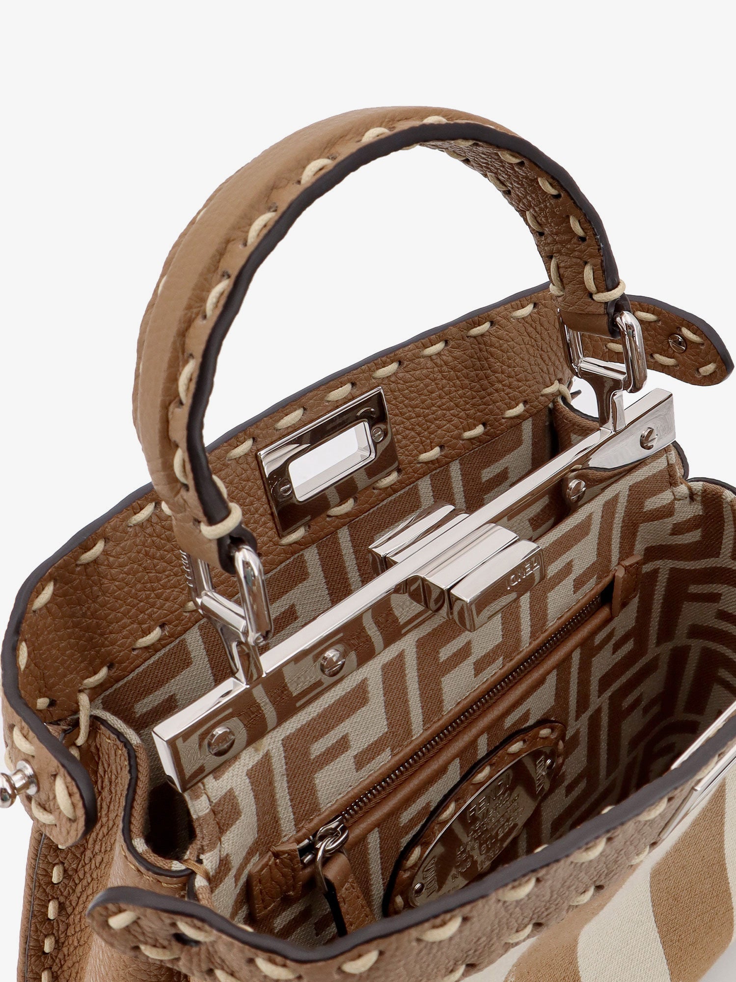 Fendi Woman Fendi Woman Beige Handbags
