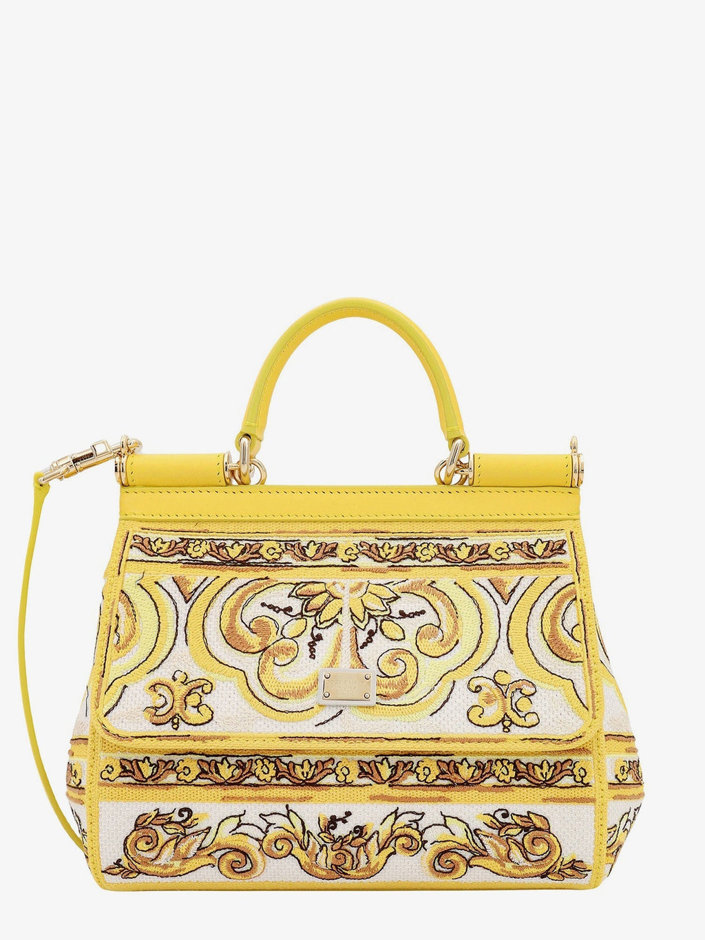 Dolce & Gabbana Woman Dolce & Gabbana Woman Yellow Handbags