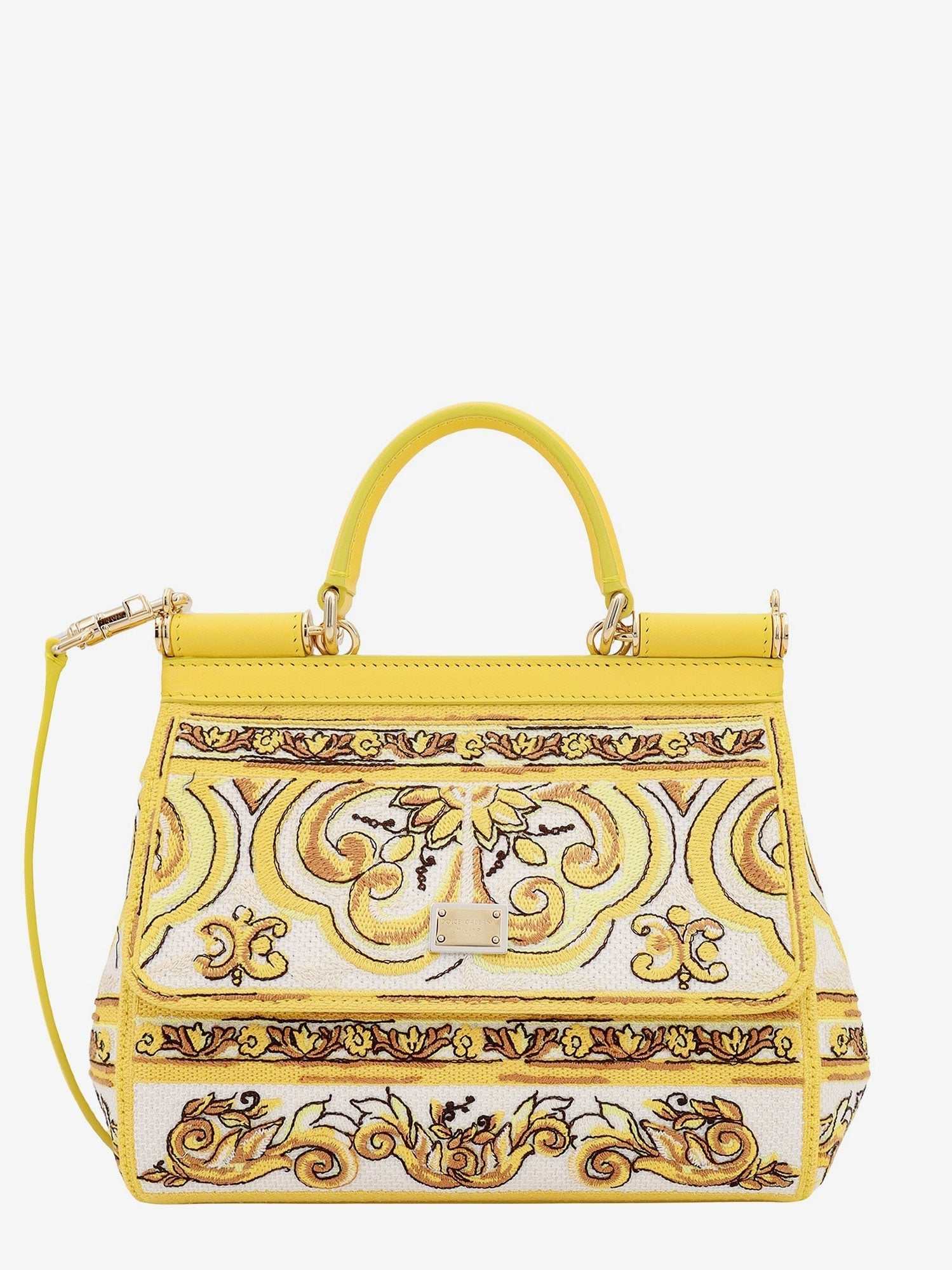 Dolce & Gabbana Woman Dolce & Gabbana Woman Yellow Handbags