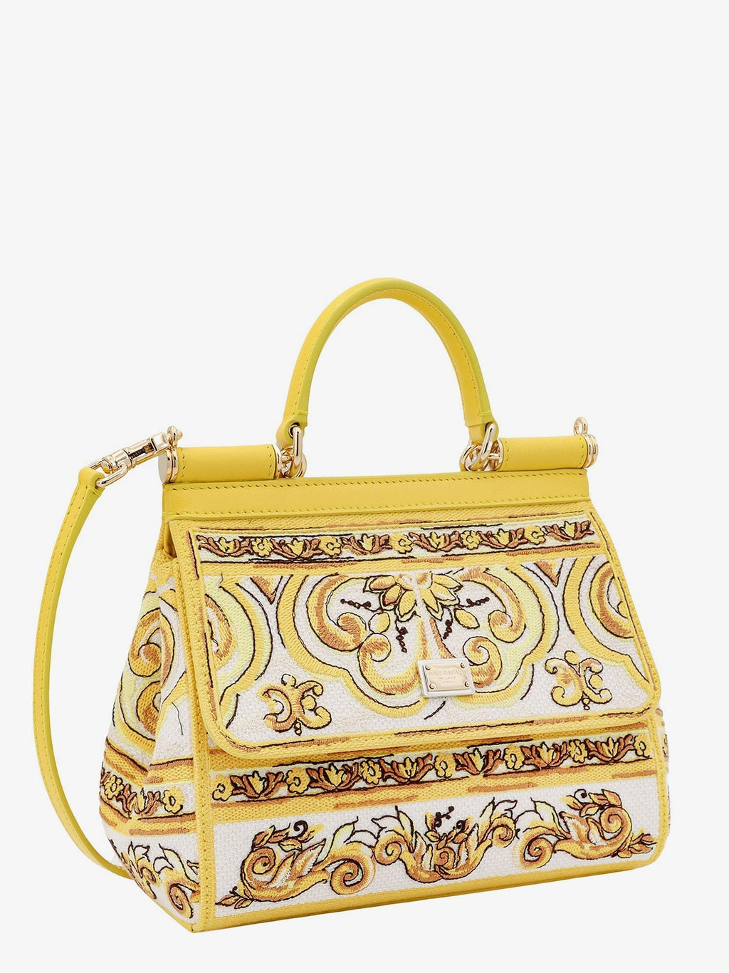 Dolce & Gabbana Woman Dolce & Gabbana Woman Yellow Handbags