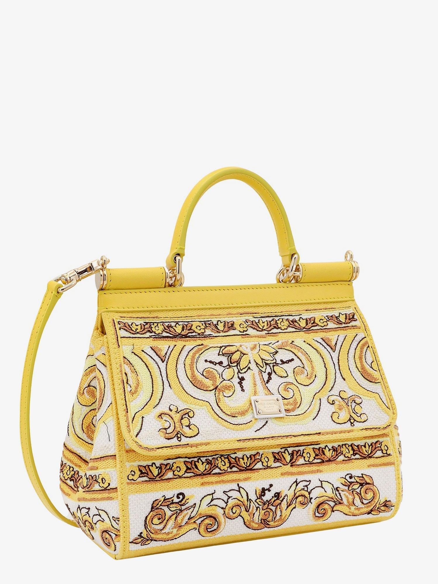 Dolce & Gabbana Woman Dolce & Gabbana Woman Yellow Handbags