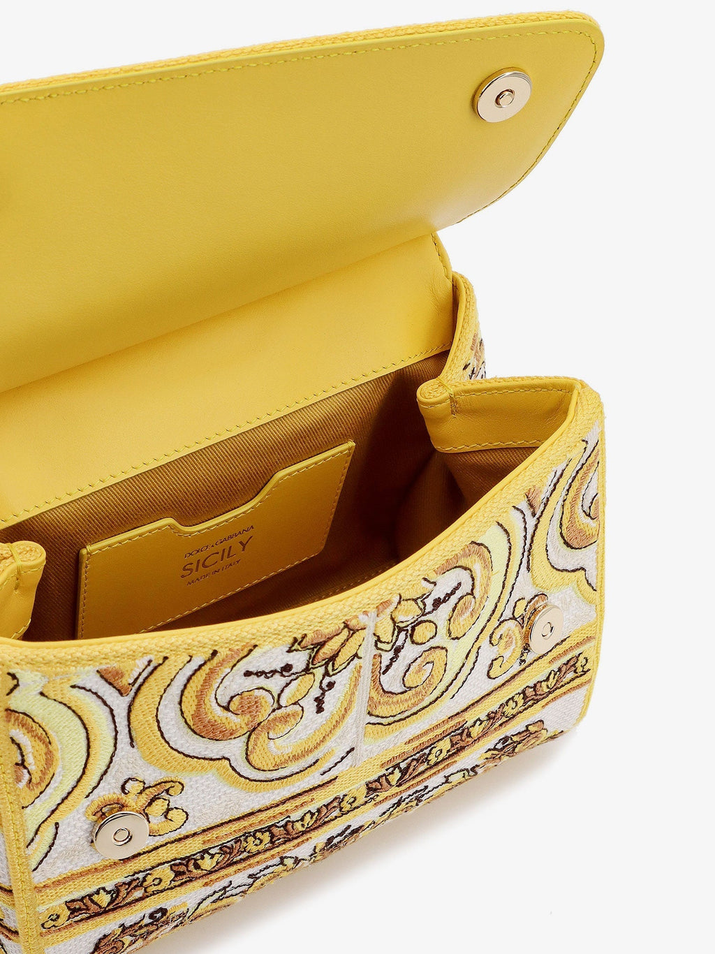Dolce & Gabbana Woman Dolce & Gabbana Woman Yellow Handbags