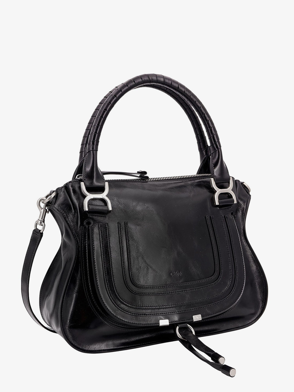 Chloe' Woman Chloe' Woman Black Shoulder Bags