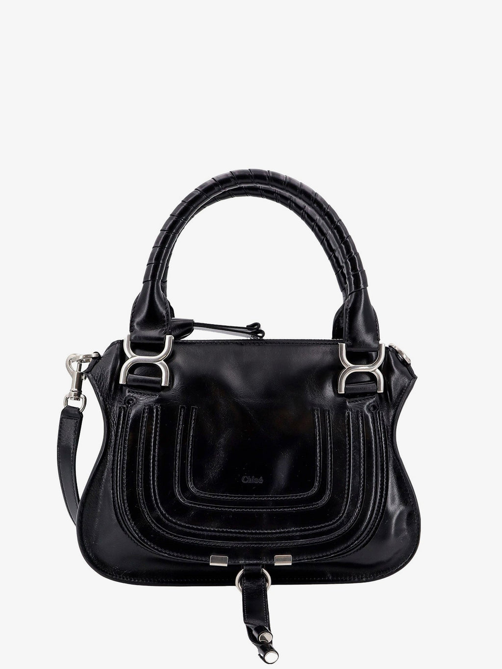 Chloe' Woman Chloe' Woman Black Shoulder Bags