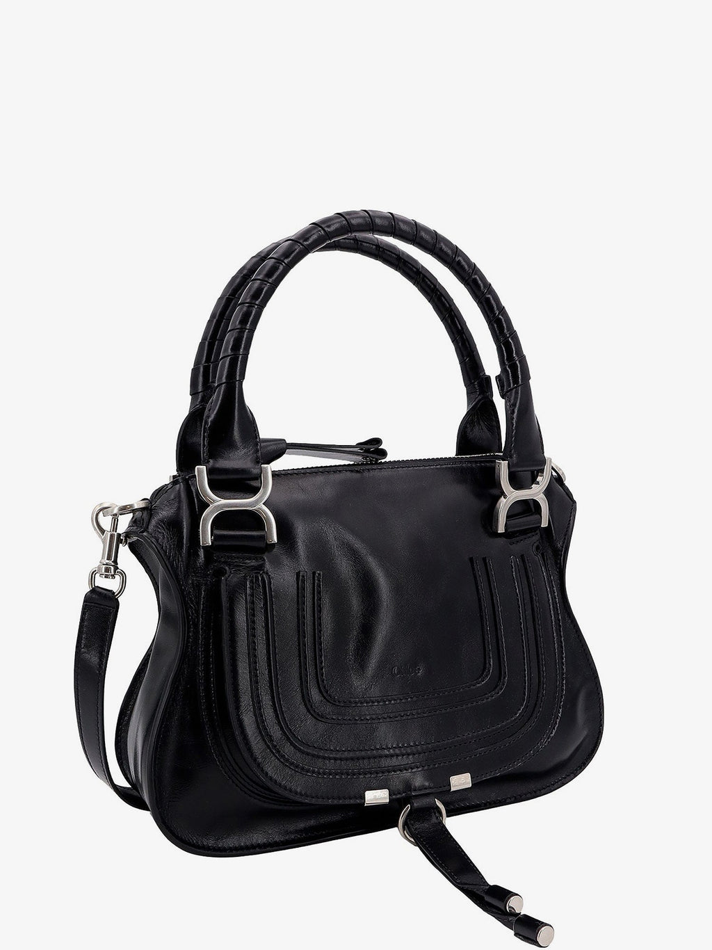 Chloe' Woman Chloe' Woman Black Shoulder Bags