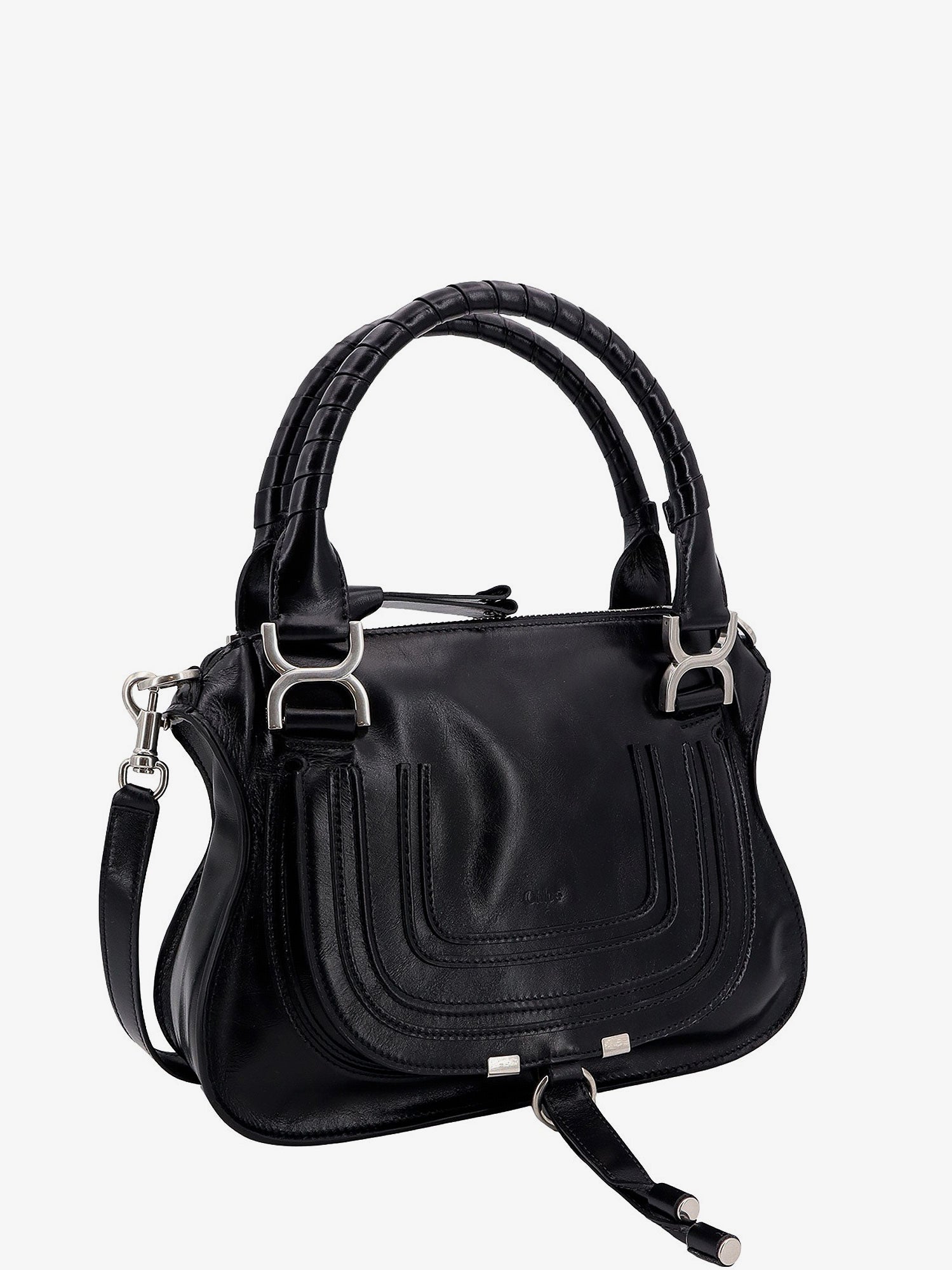 Chloe' Woman Chloe' Woman Black Shoulder Bags