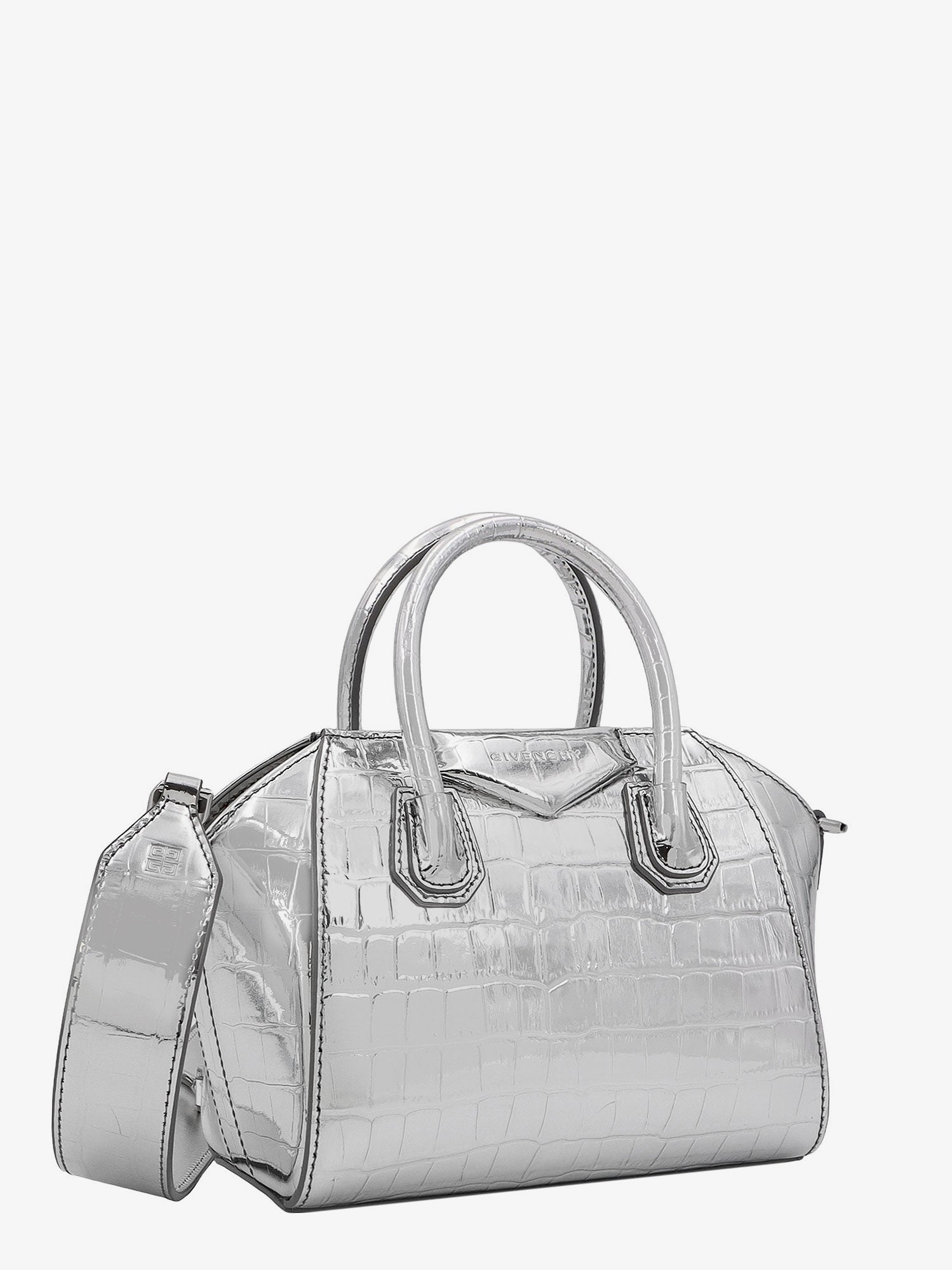 Givenchy Woman Givenchy Woman Silver Handbags