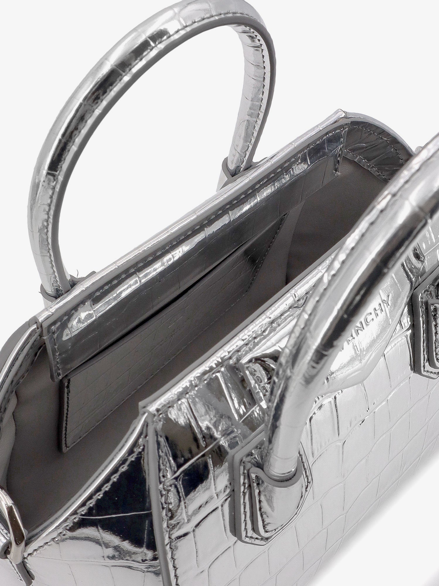 Givenchy Woman Givenchy Woman Silver Handbags