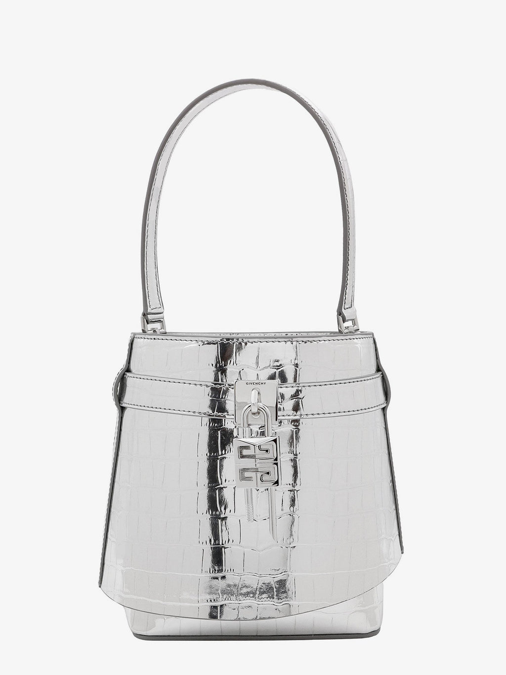 Givenchy Woman Givenchy Woman Silver Bucket Bags