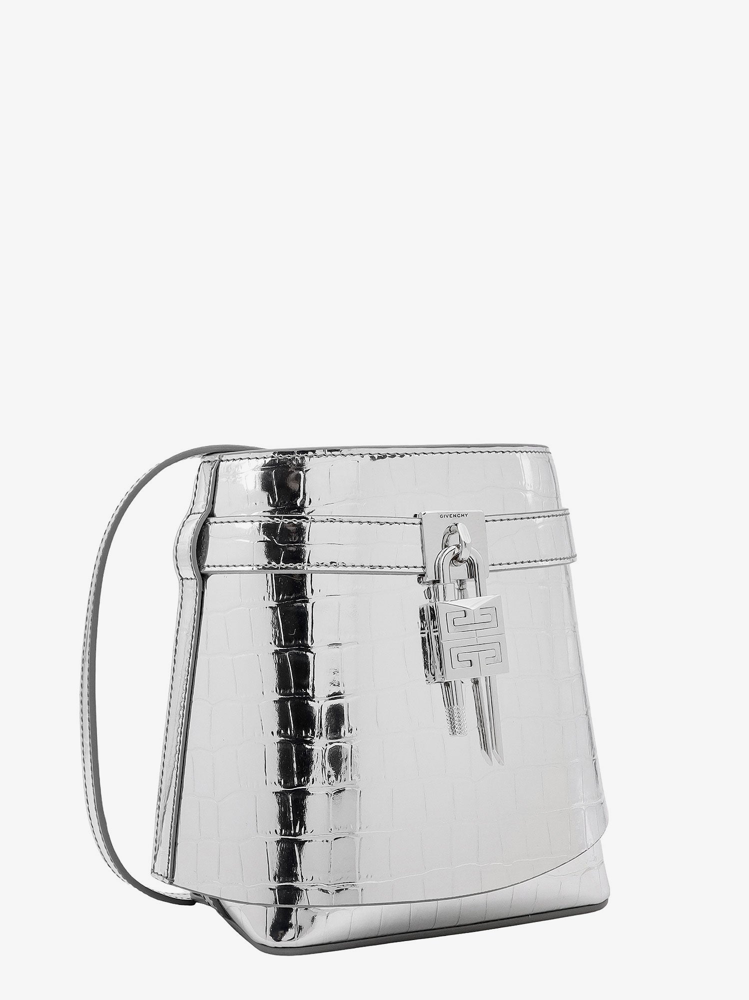 Givenchy Woman Givenchy Woman Silver Bucket Bags