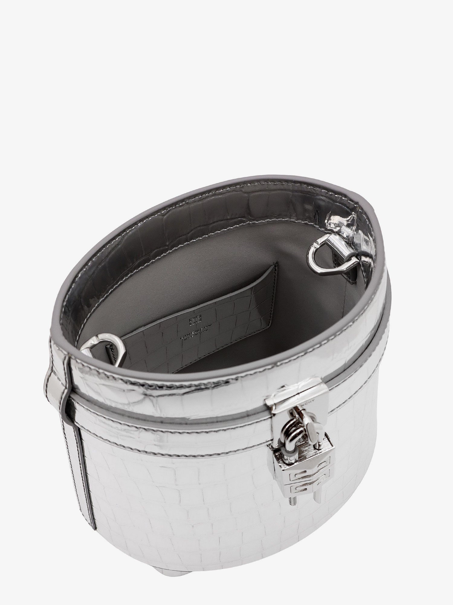Givenchy Woman Givenchy Woman Silver Bucket Bags