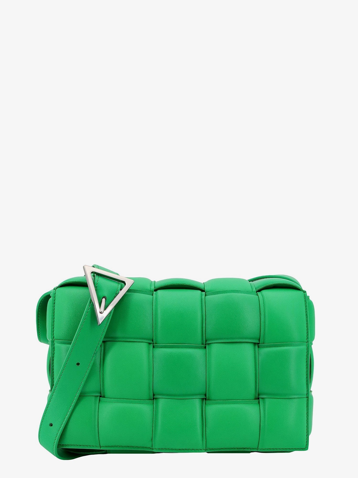 Bottega Veneta Woman Bottega Veneta Woman Green Shoulder Bags