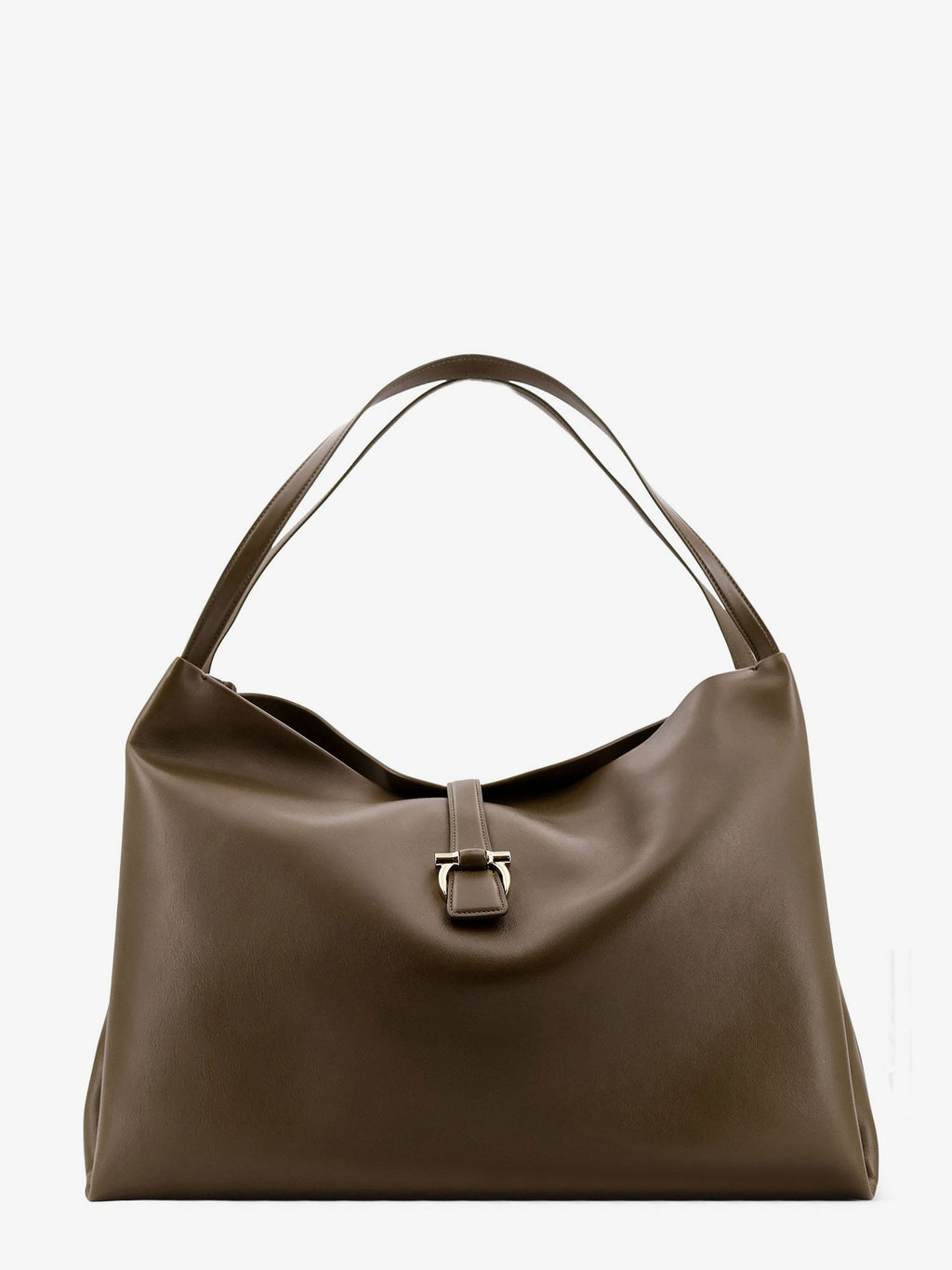 Ferragamo Woman Ferragamo Woman Green Shoulder Bags