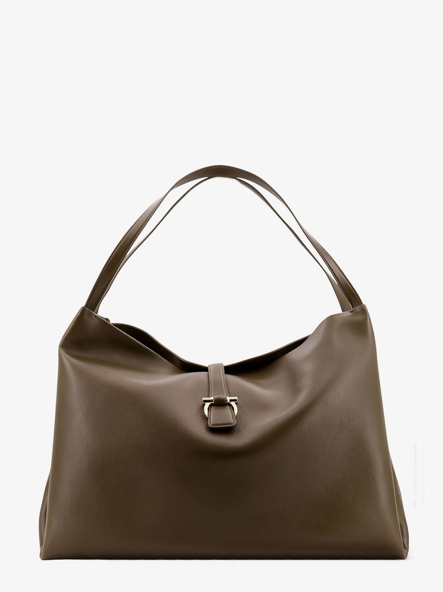 Ferragamo Woman Ferragamo Woman Green Shoulder Bags