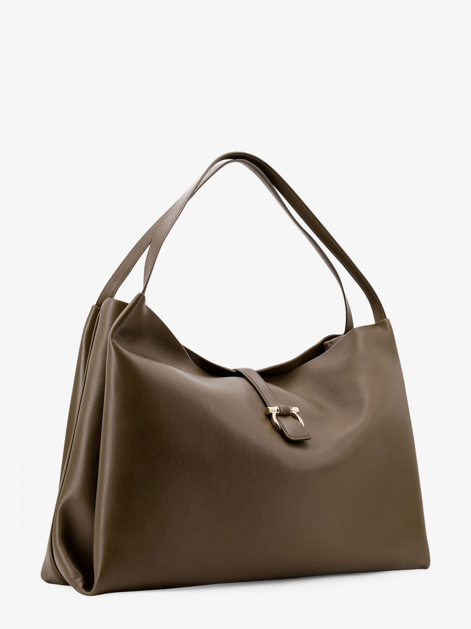 Ferragamo Woman Ferragamo Woman Green Shoulder Bags