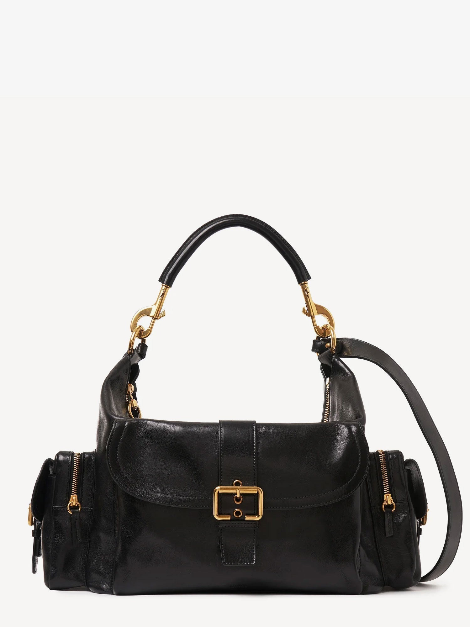 Chloe' Woman Chloe' Woman Black Shoulder Bags