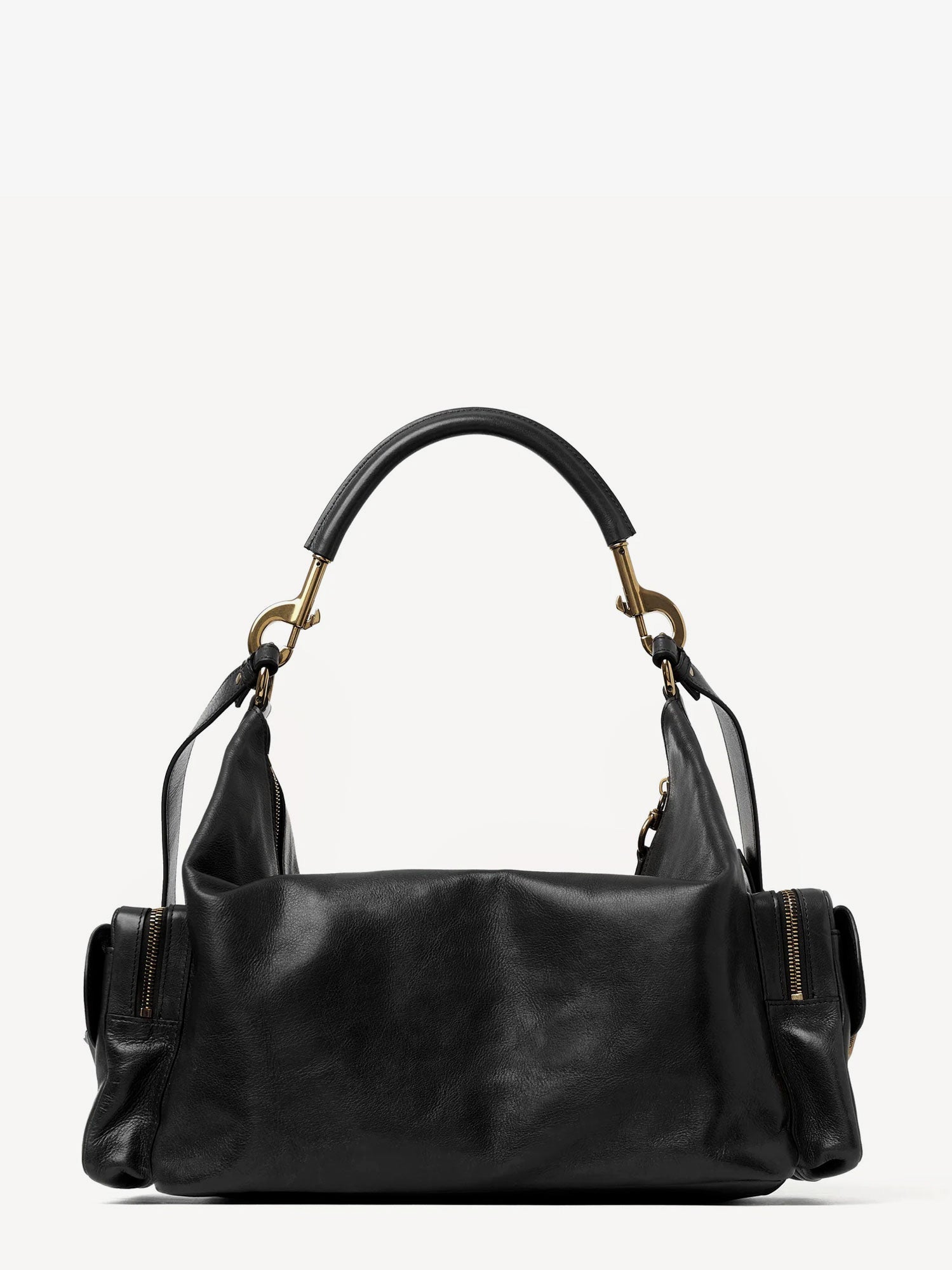 Chloe' Woman Chloe' Woman Black Shoulder Bags