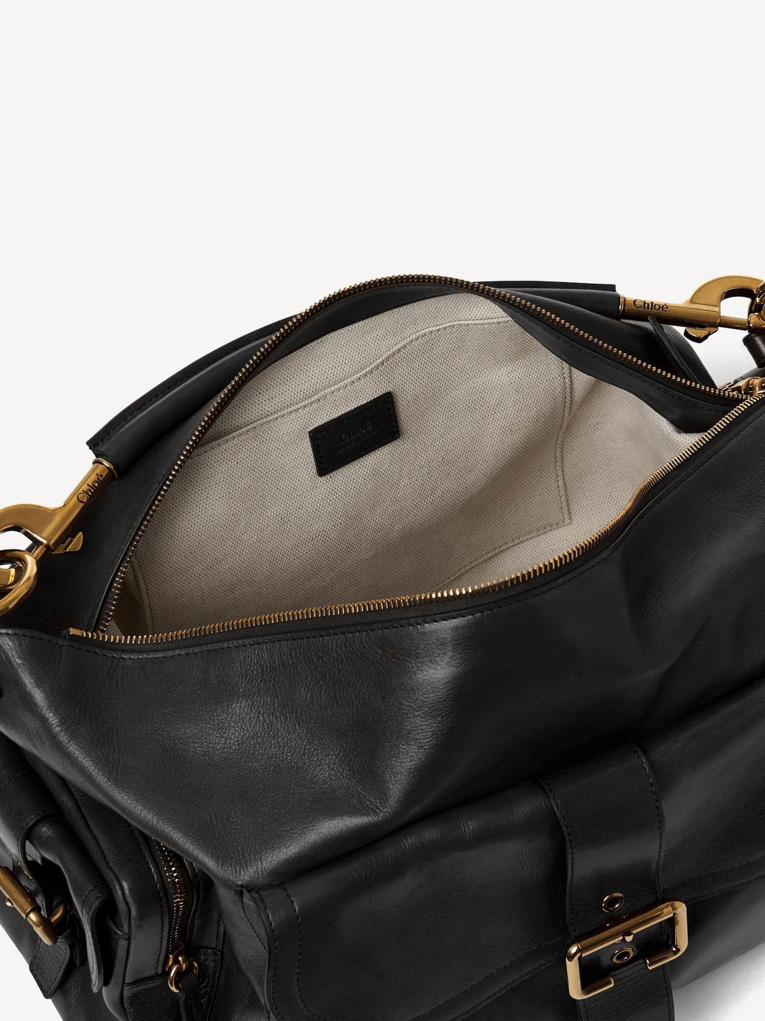 Chloe' Woman Chloe' Woman Black Shoulder Bags