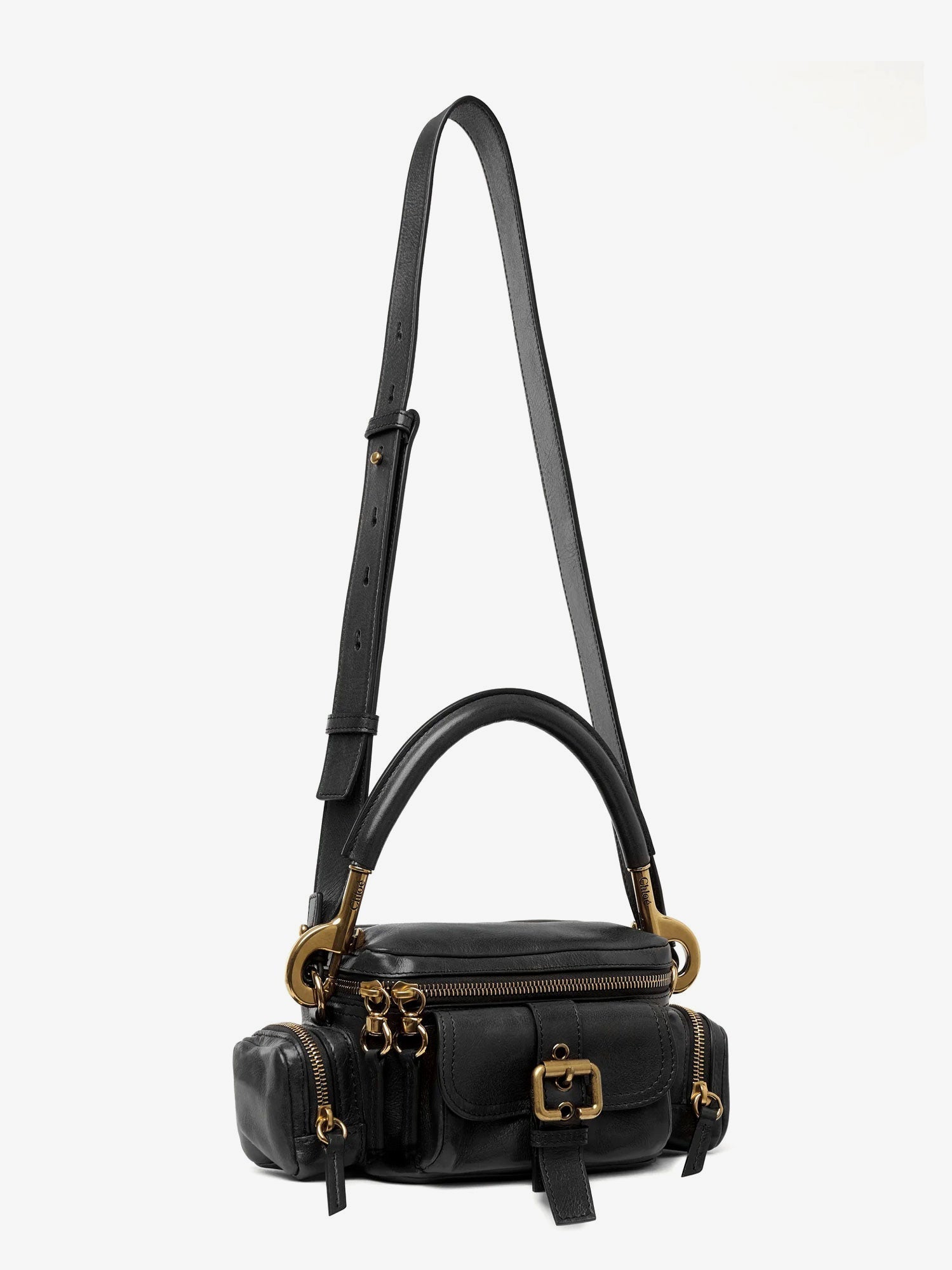 Chloe' Woman Chloe' Woman Black Shoulder Bags