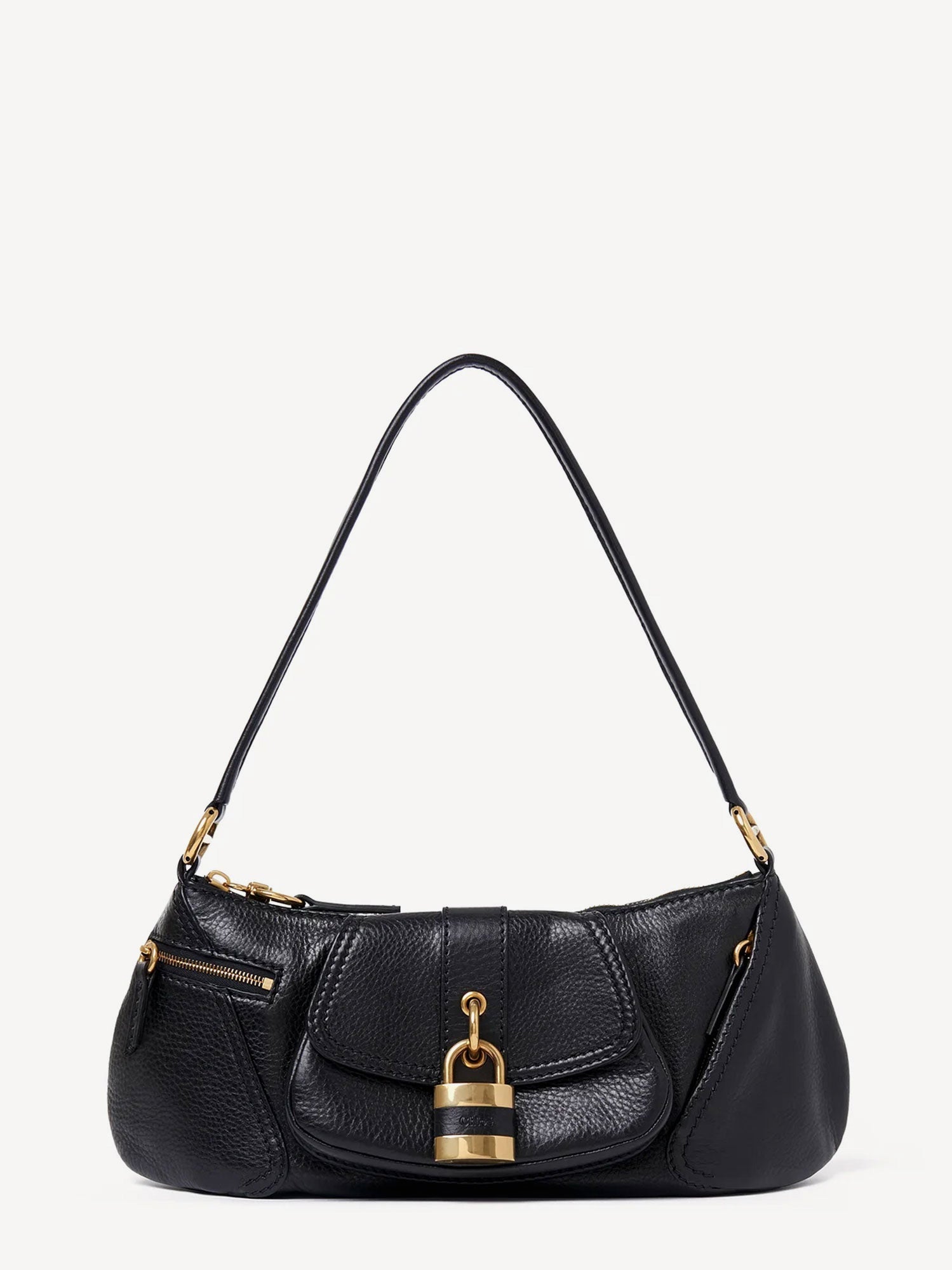 Chloe' Woman Chloe' Woman Black Shoulder Bags