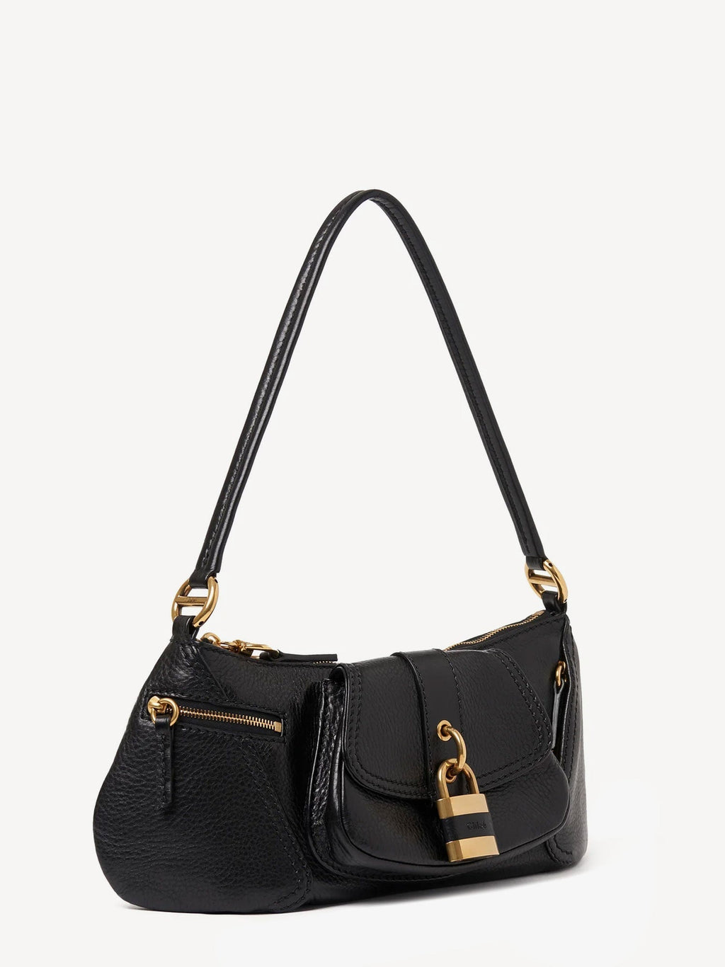 Chloe' Woman Chloe' Woman Black Shoulder Bags