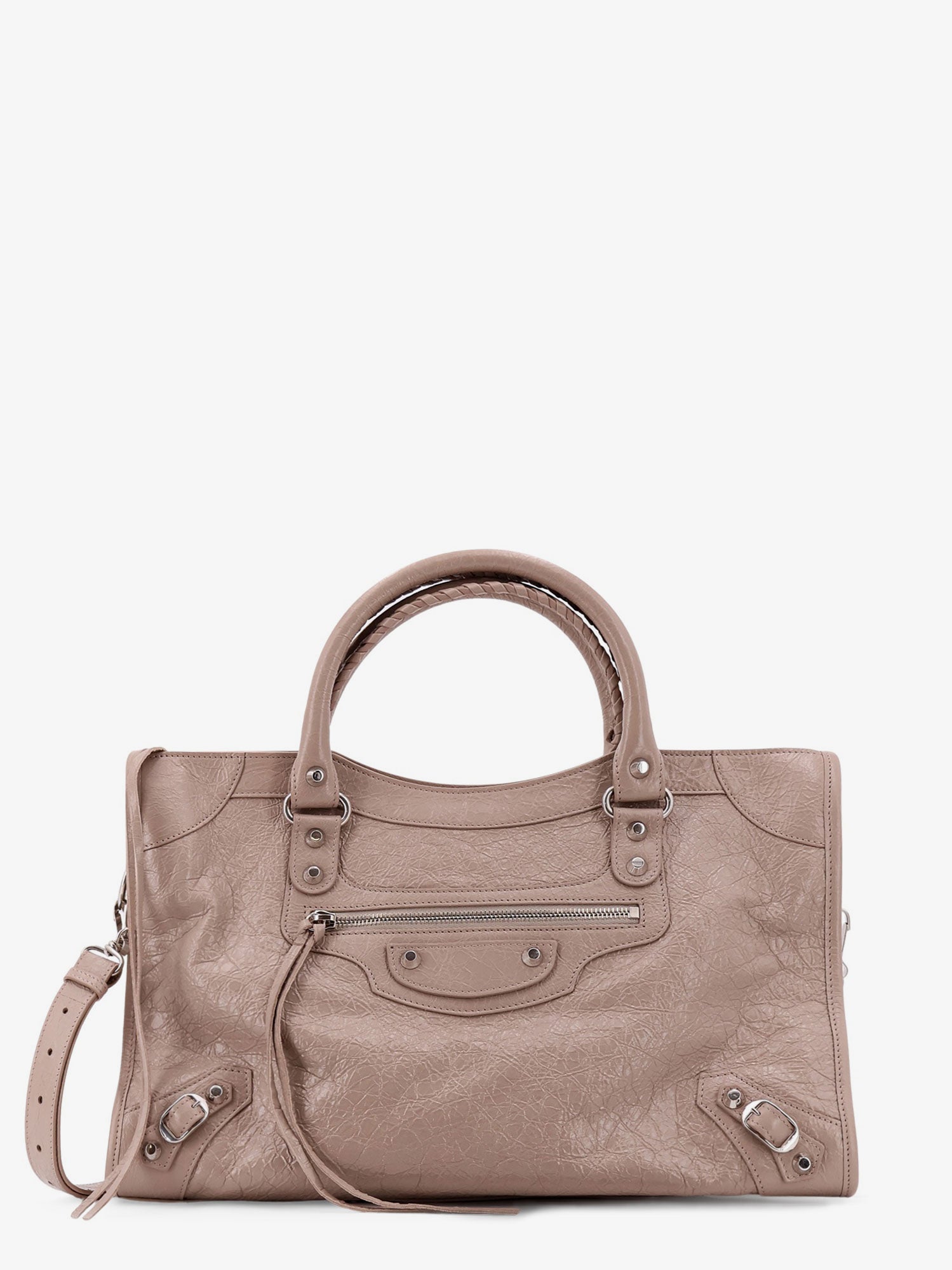 Balenciaga Woman Balenciaga Woman Grey Handbags