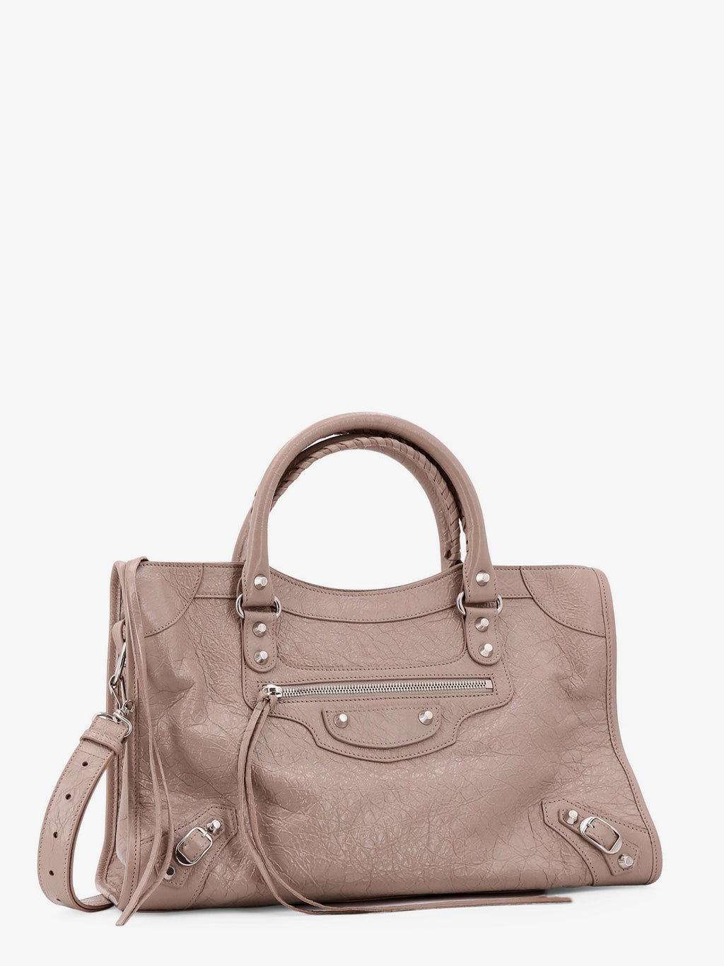 Balenciaga Woman Balenciaga Woman Grey Handbags
