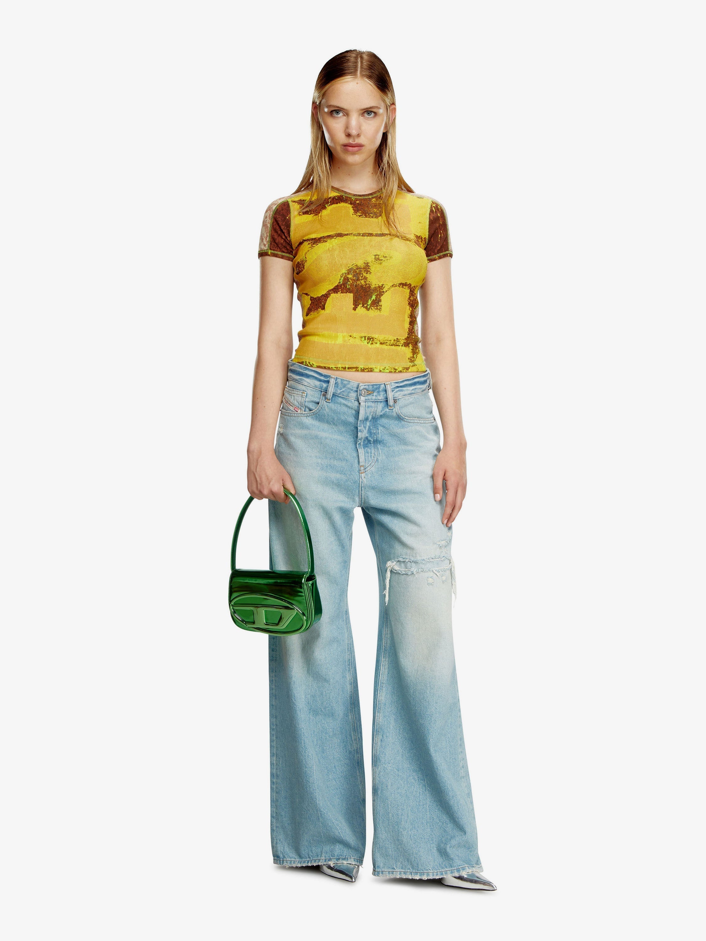 Diesel Woman Diesel Woman Green Shoulder Bags