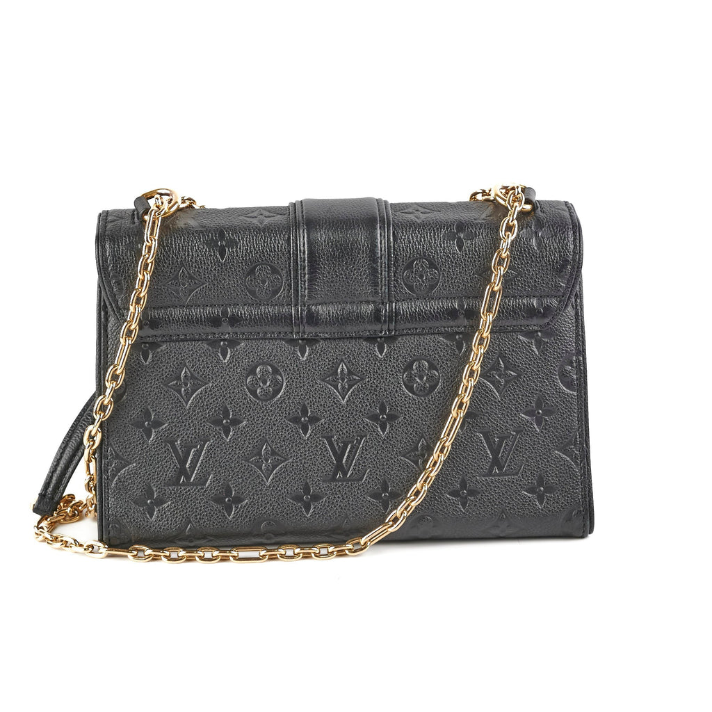 Louis Vuitton Saint Sulpice Empreinte Monogram Bag Black