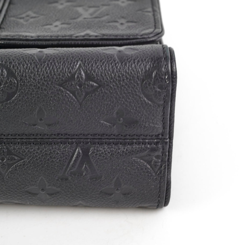 Louis Vuitton Saint Sulpice Empreinte Monogram Bag Black