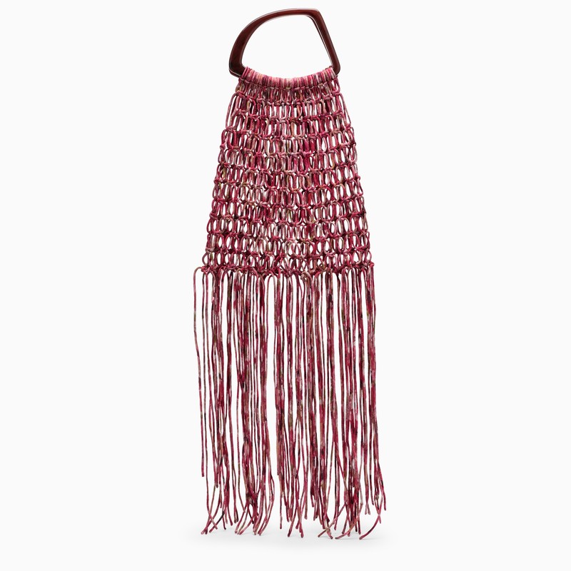 Dries Van Noten Fuchsia Mesh Bag Women