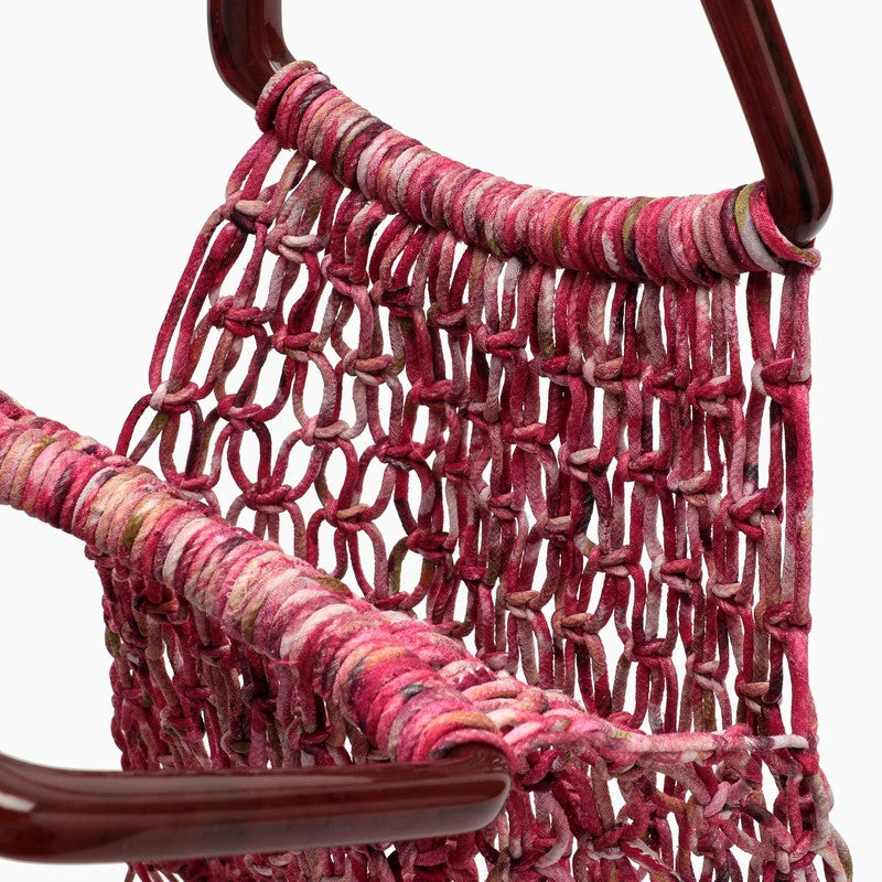 Dries Van Noten Fuchsia Mesh Bag Women