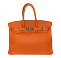 HermÃƒÆ’Ã‚Â¨s Birkin 35 Orange Togo PHW