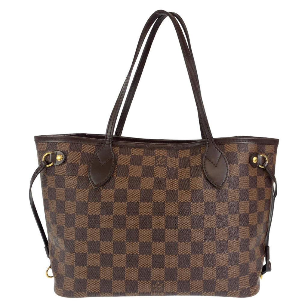 Louis Vuitton Damier Neverfull PM Tote Bag with Pouch