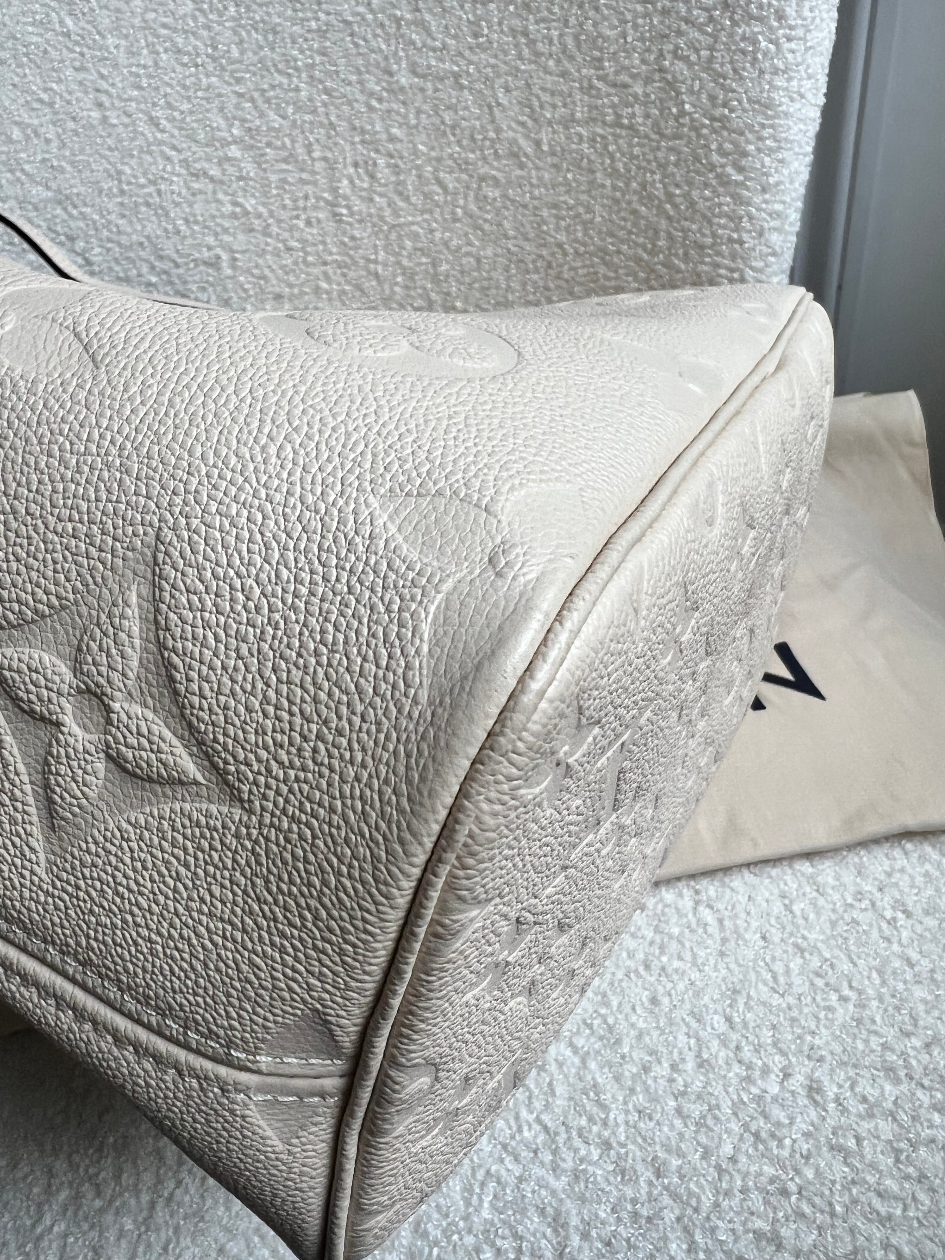 Louis Vuitton Neverfull MM Creme Empreinte (RRP £1,940)